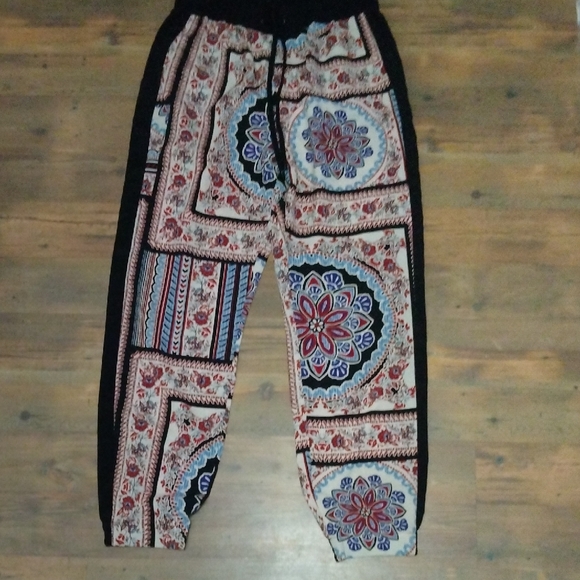Topshop Multicolor Patterned Pants - Picture 1 of 4